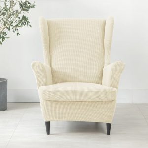 Jacquard Wingback Chair Cover