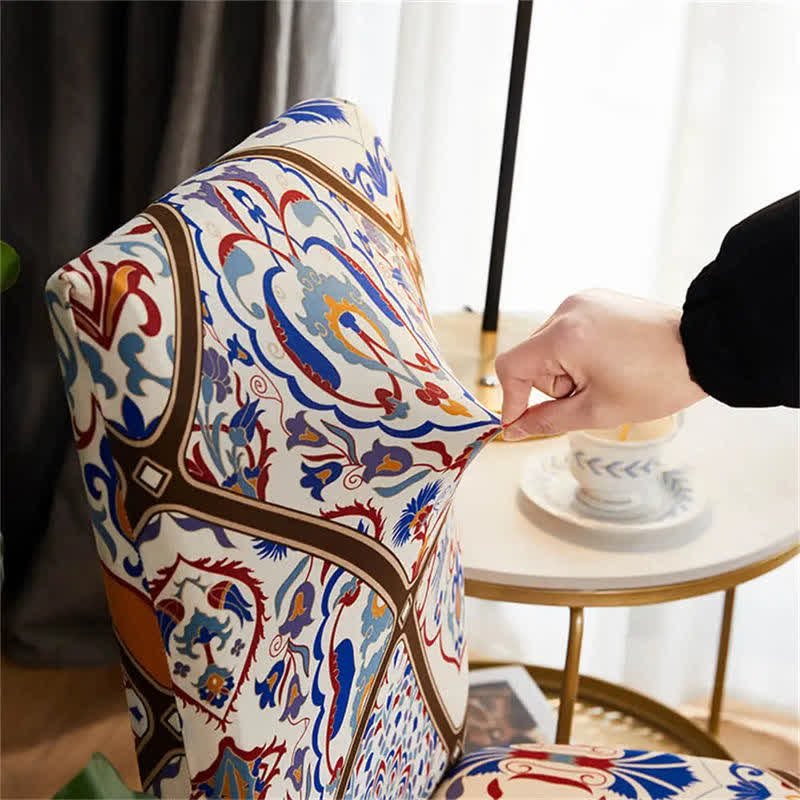 Morocco Pattern Dining Chair Cover