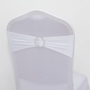 Spandex Chair Sashes Bows for Wedding Decoration