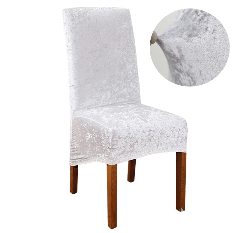 Velvet Large Dining Chair Cover