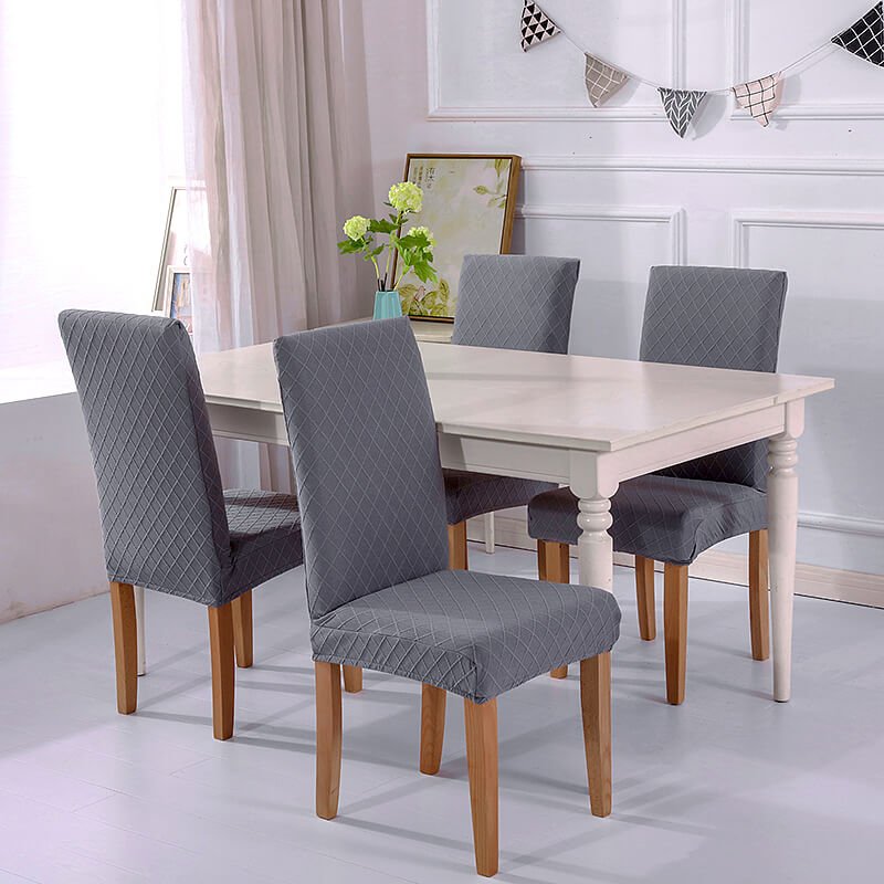 Stretch Diamond Dining Chair Cover