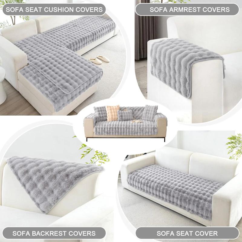 Three-dimensional Flower Pattern Minihouzz Couch Cover
