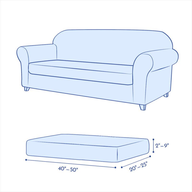 Agape Rhombus Stretch Sofa Cushion Cover