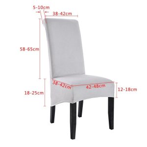 Plush Large Dining Chair Cover