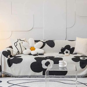 Colorful Flower Pattern Sofa Protector