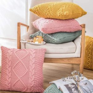 Knit Pillow Cover