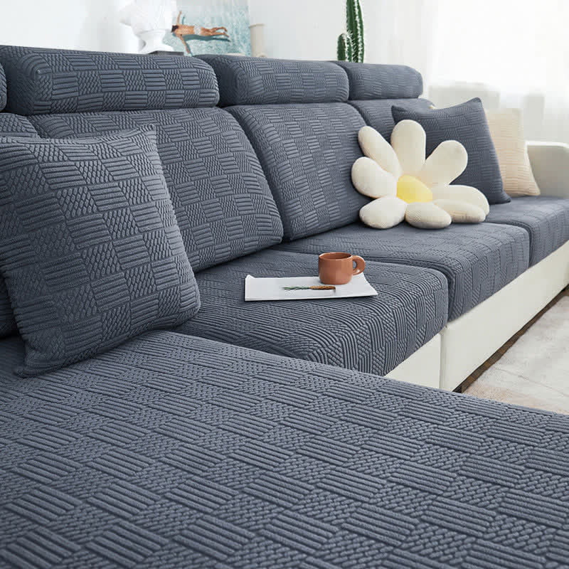 Plaid Stripe Magic Sofa Cover