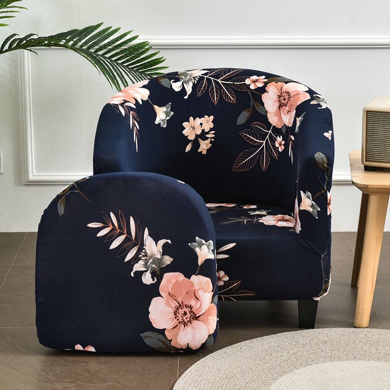 Printed Club Chair Slipcover