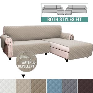 Non-Slip L-Shape Sectional Sofa Cover