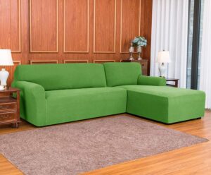 Elaine Plaid L-Shaped High Stretch Sofa Cover