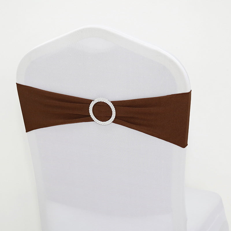 Spandex Chair Sashes Bows for Wedding Decoration