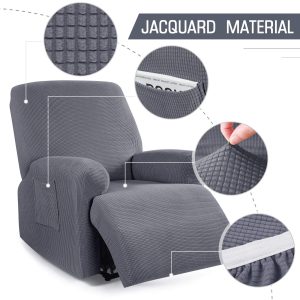 4/6/8 Pieces Stretch Non-Slip Recliner Chair Cover