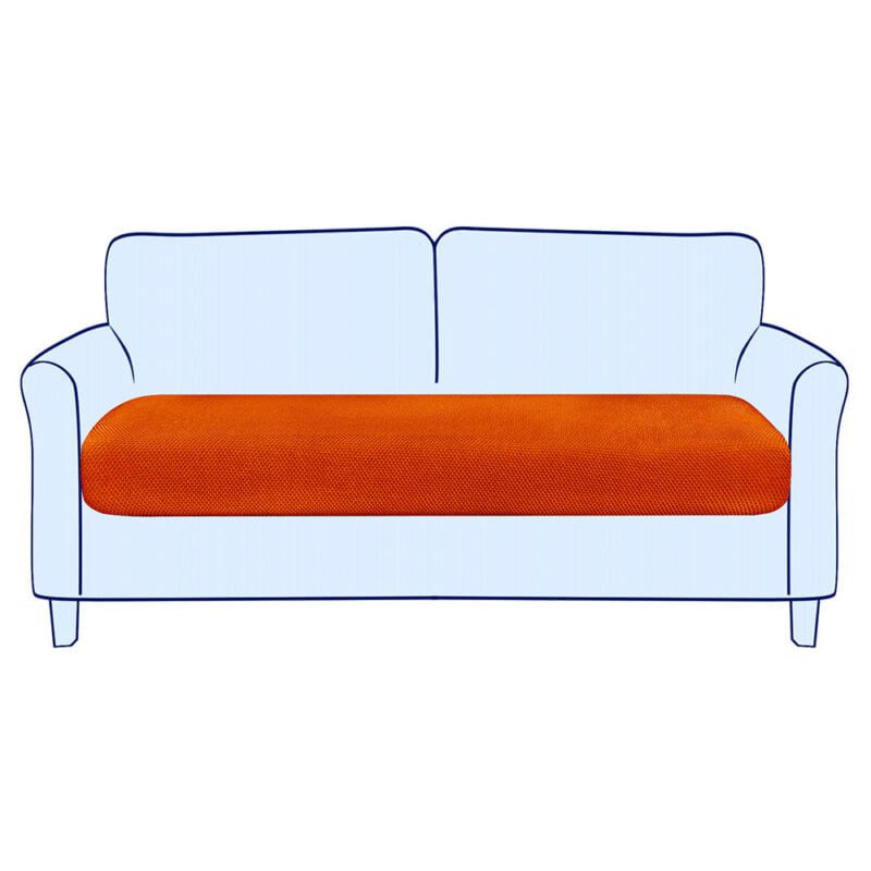 Oswin Raised Dots Stretch Sofa Cushion Cover