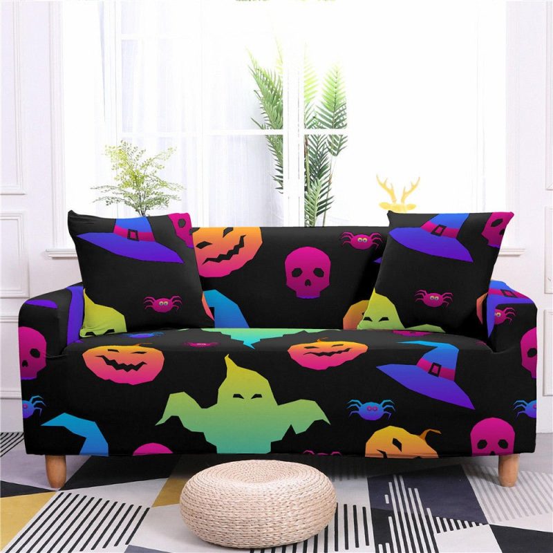 Halloween Loveseat Sofa Cover