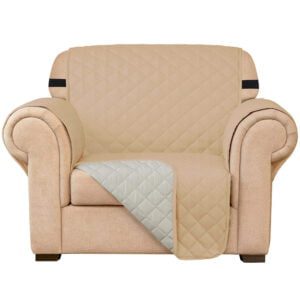 Connor Reversible Sofa Slipcover With Pockets