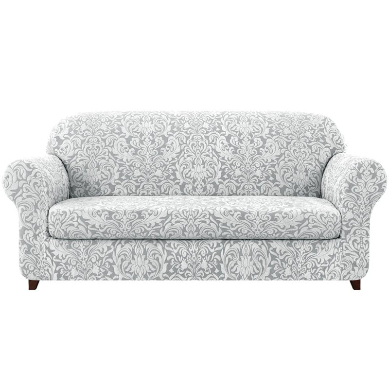 Noam Jacquard Stretch Sofa Slipcover
