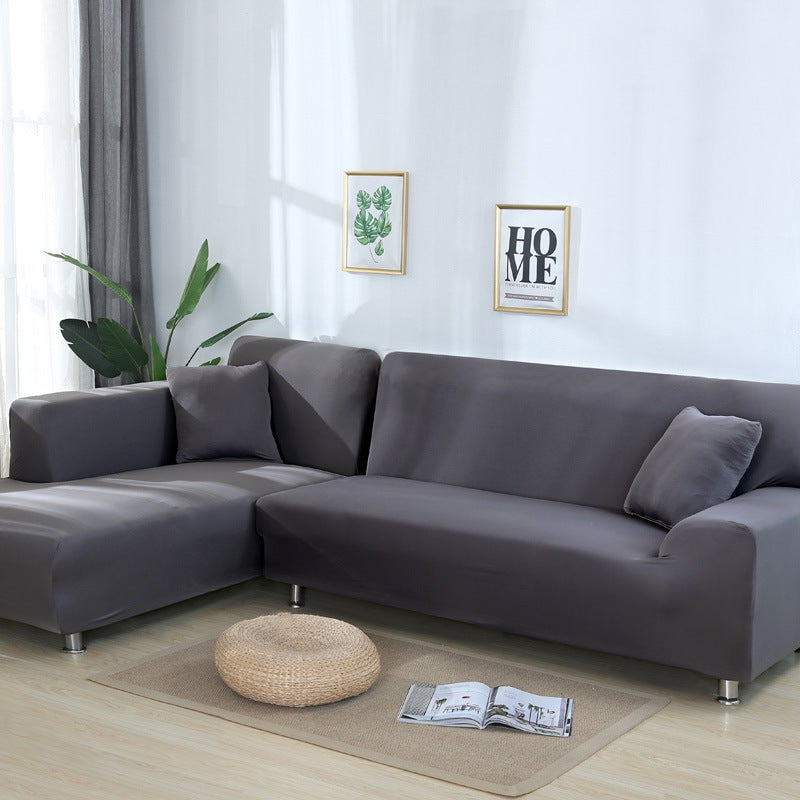 Solid Color Elastic Stretchable Sofa Cover