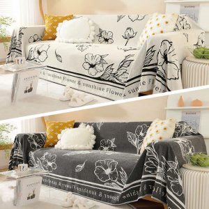 Sunshine Flower Reversible Pet Couch Protector