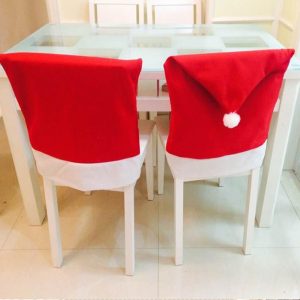 Santa Hat christmas Chair Cover