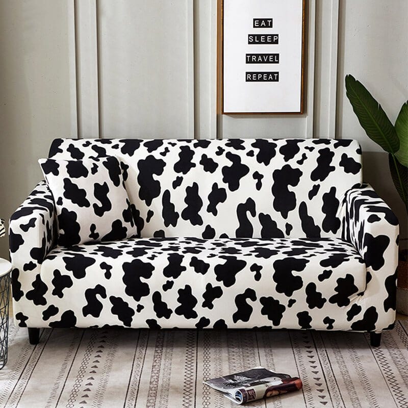 Dairy Cow Loveseat Sofa Cover