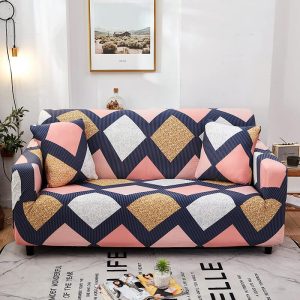 Rhombus Loveseat  Sofa Cover