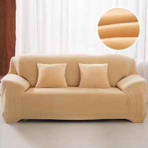 Plush Loveseat Sofa Cover