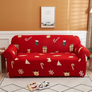 Christmas Loveseat Sofa Cover