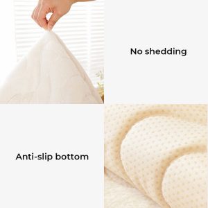 Wave Pattern Soft Plush Non-slip Couch Cover