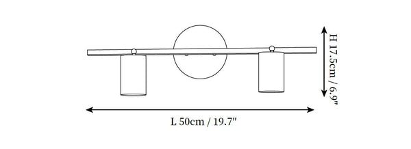 Rotatable Spotlight Wall Light 2 Heads