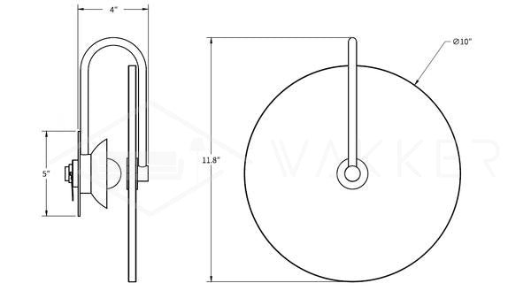 Alabaster LED Wall Lamp