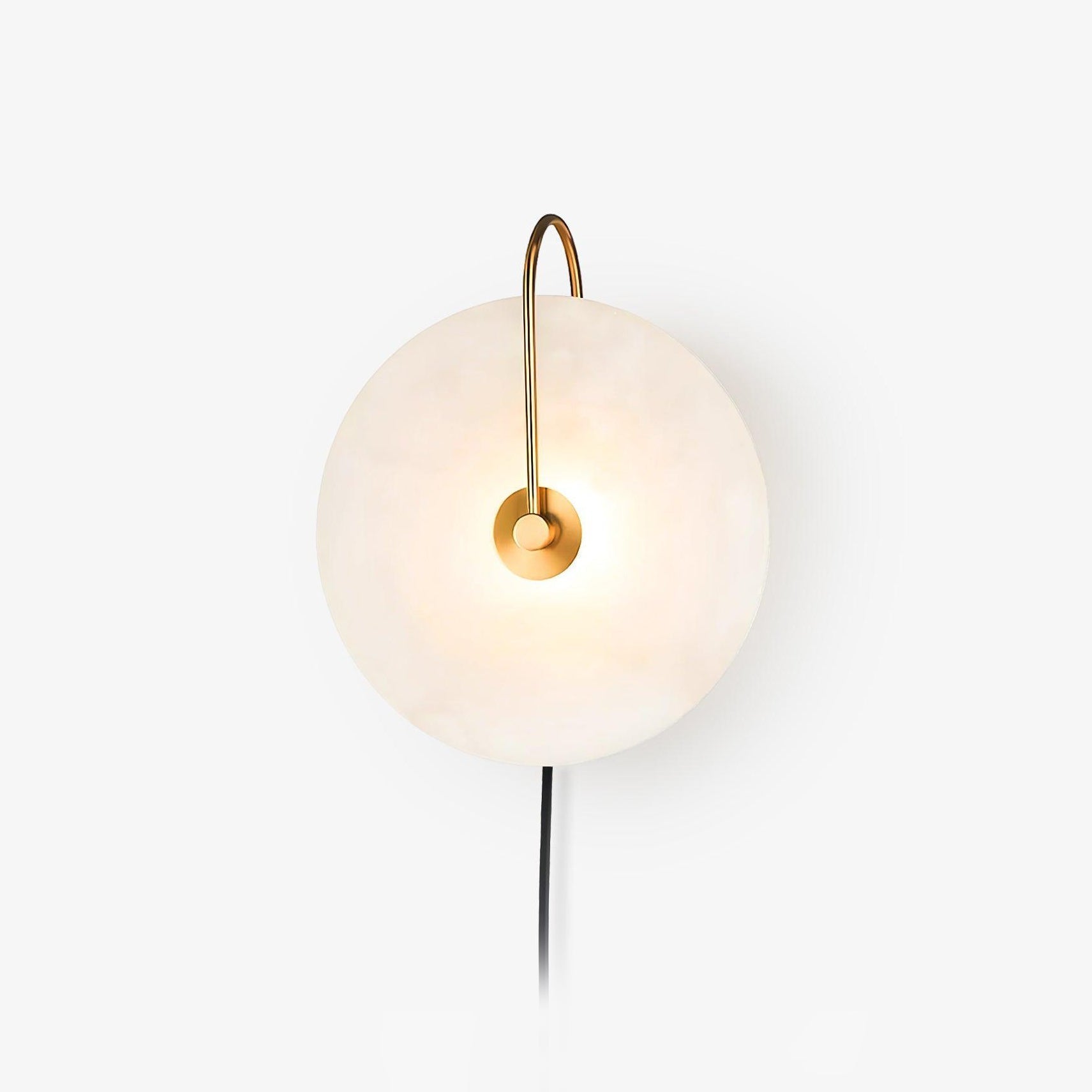 Alabaster Led Plug In Wall Lamp