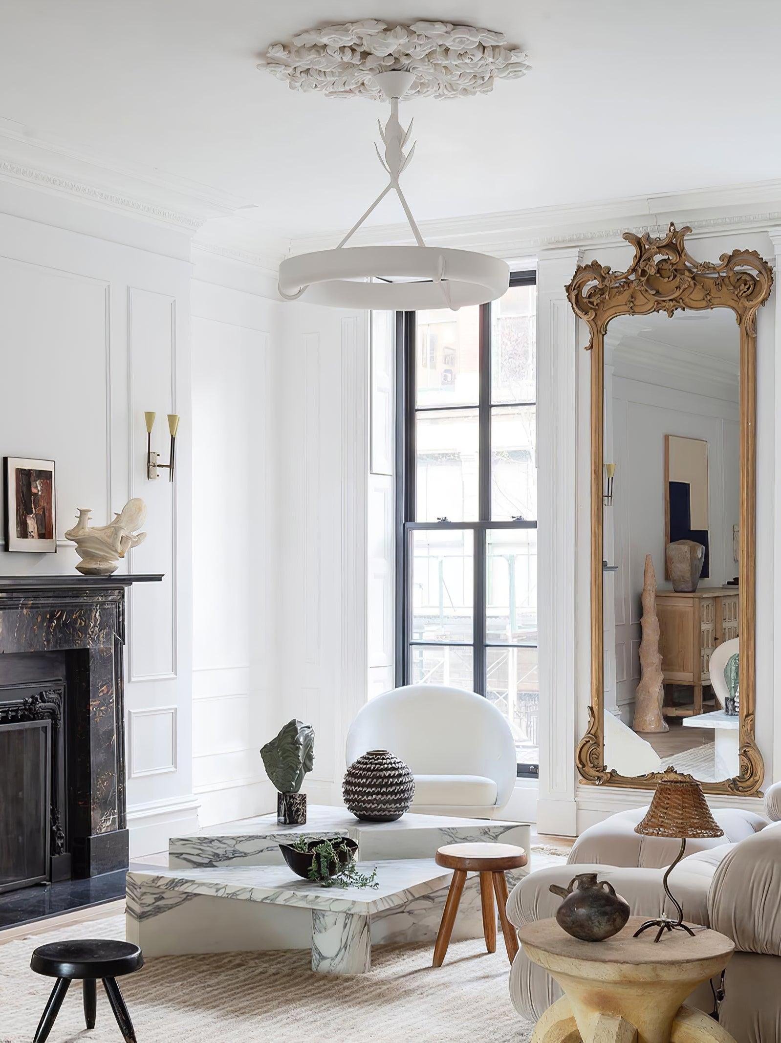 Alta Plaster Chandelier