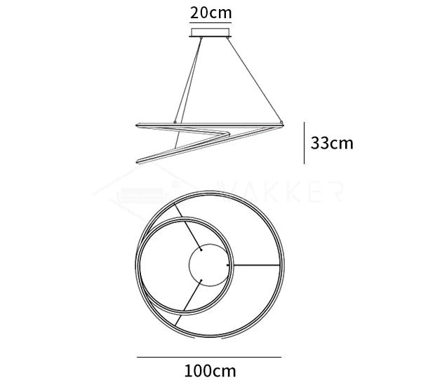 Ampersand Chandelier