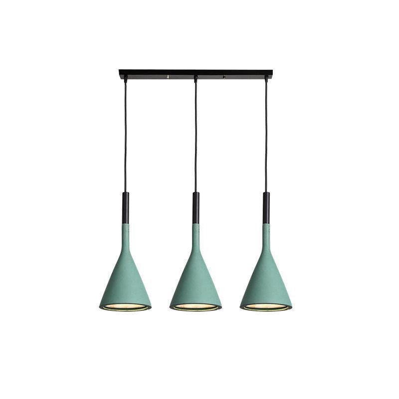 Conical Concrete Pendant Light
