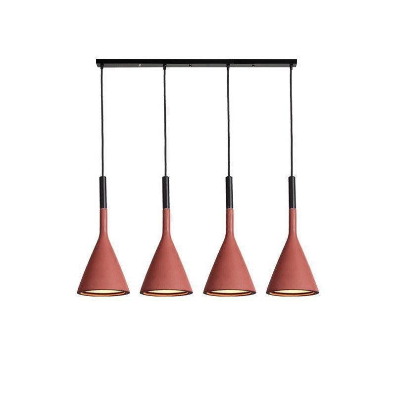 Conical Concrete Pendant Light