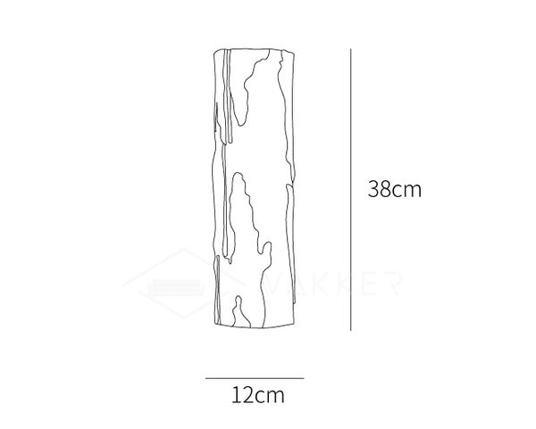 Broken Bark Wall Light Model B