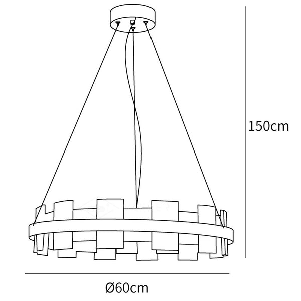 Halo Chandelier Model A