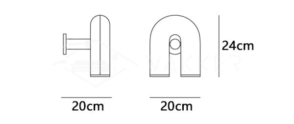 Cirkus Wall Lamp Dimensions