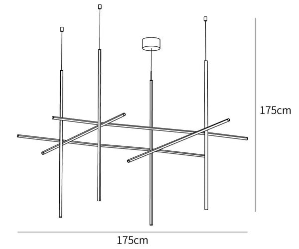 MINIHOUZZ Complex Grid Chandelier