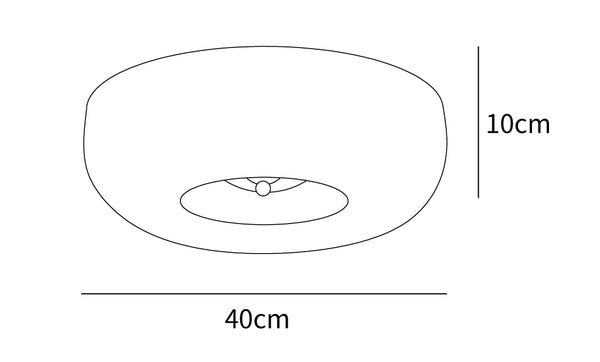 Cream Pudding Ceiling Light 40cm