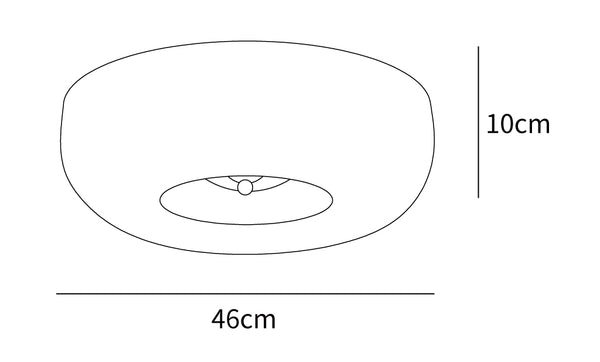 Cream Pudding Ceiling Light 46cm
