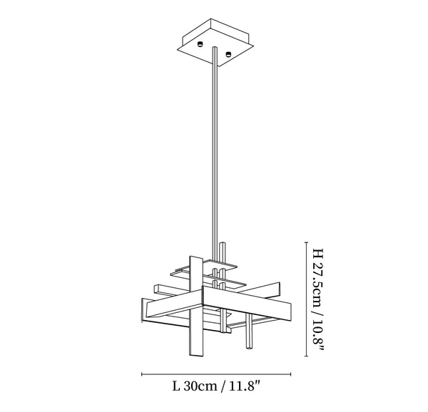 Eithne Planar Pendant Light Small