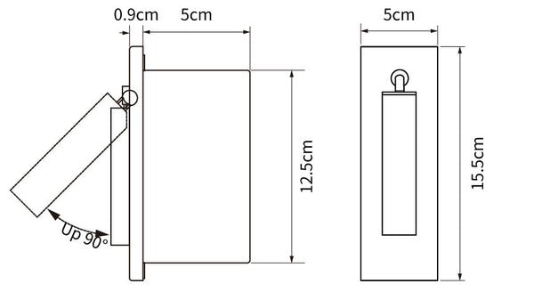 Minhouzz Embedded Reading Wall Light Small Size
