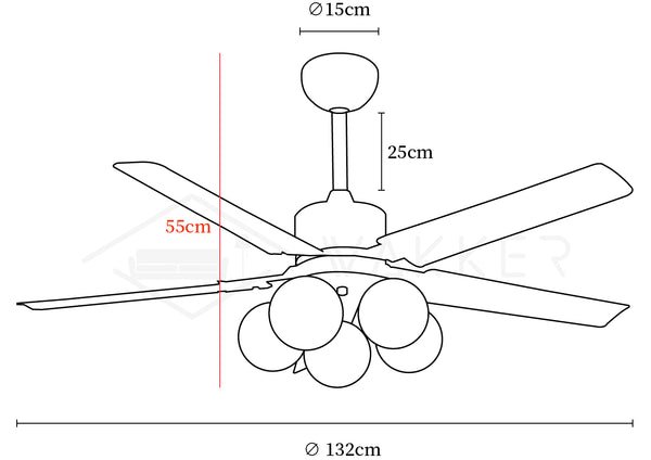 Ceiling Fan Dimensions