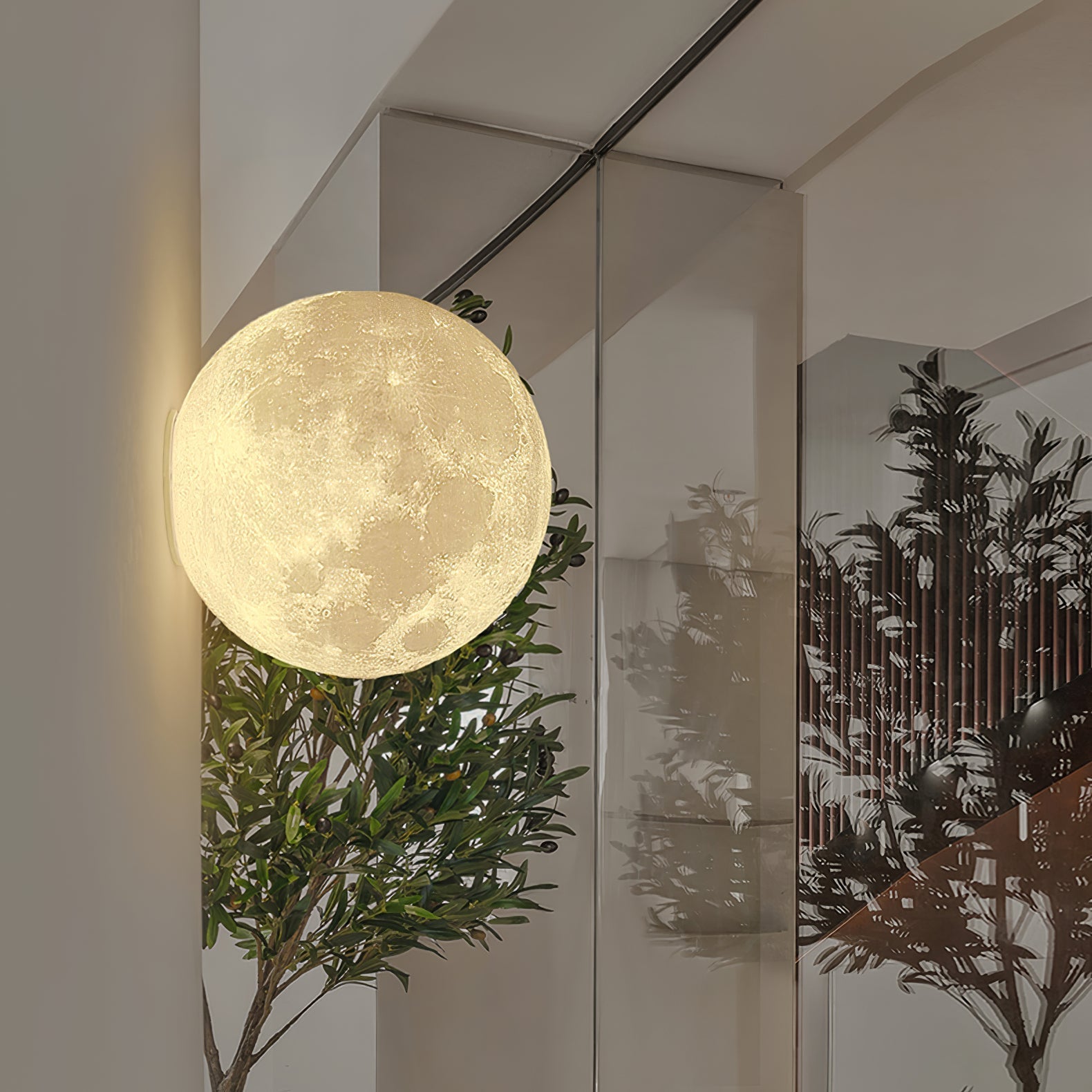 Hemisphere Moon Wall Lamp