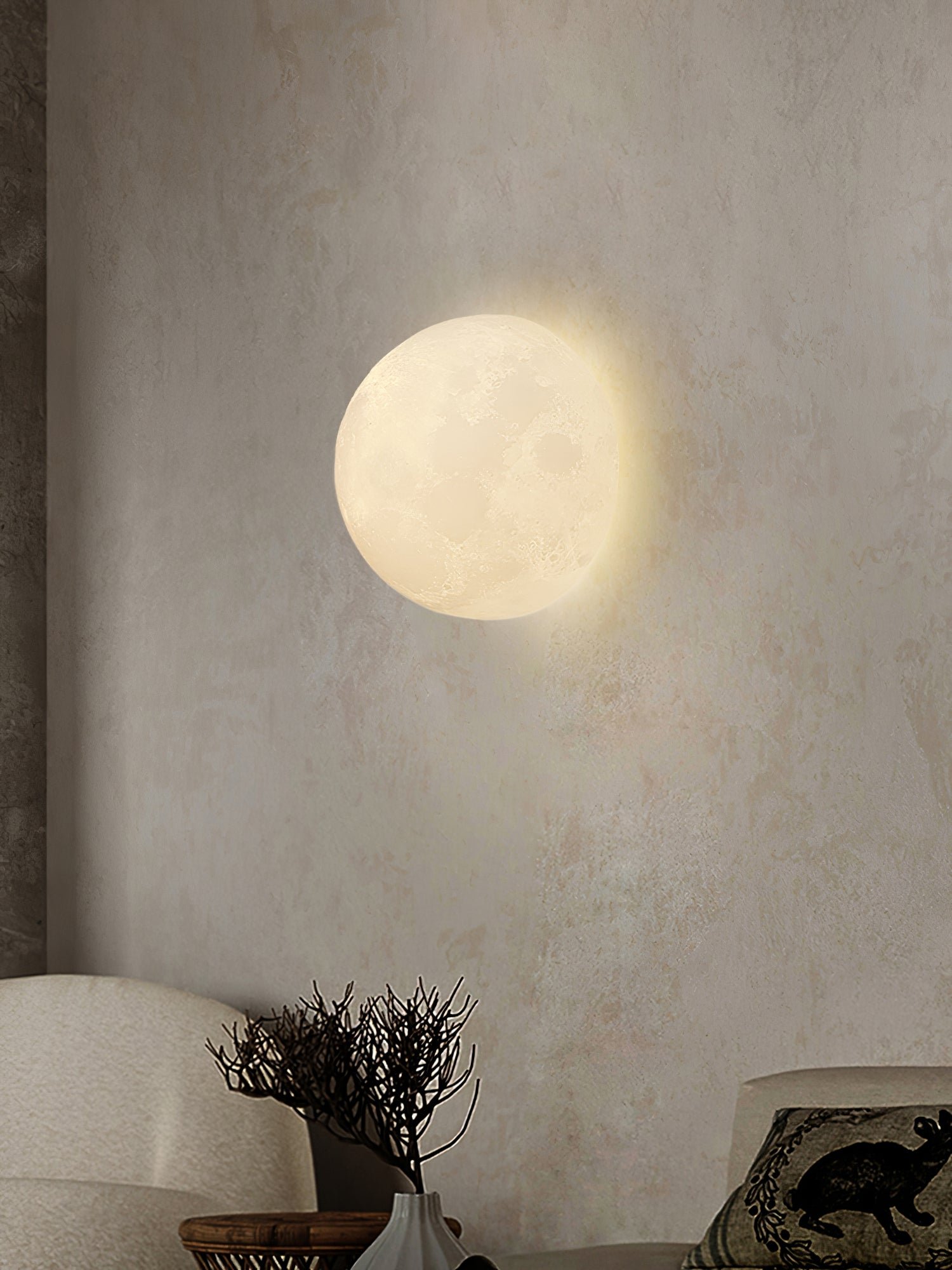 Hemisphere Moon Wall Lamp