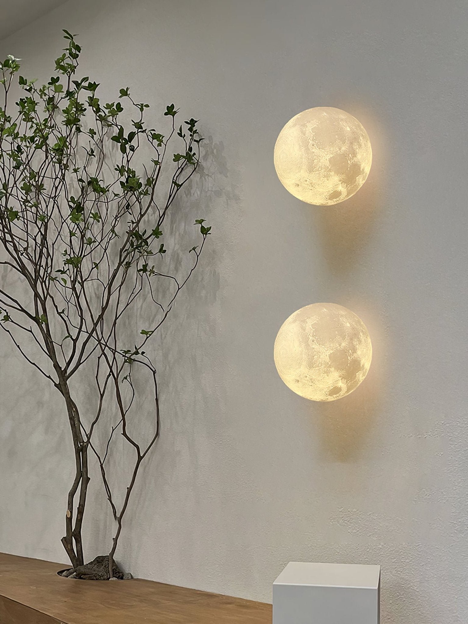 Hemisphere Moon Wall Lamp