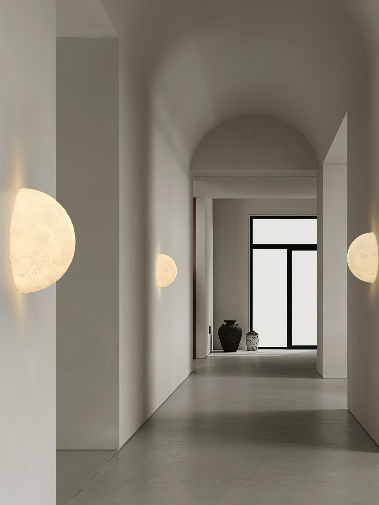Hemisphere Moon Wall Lamp