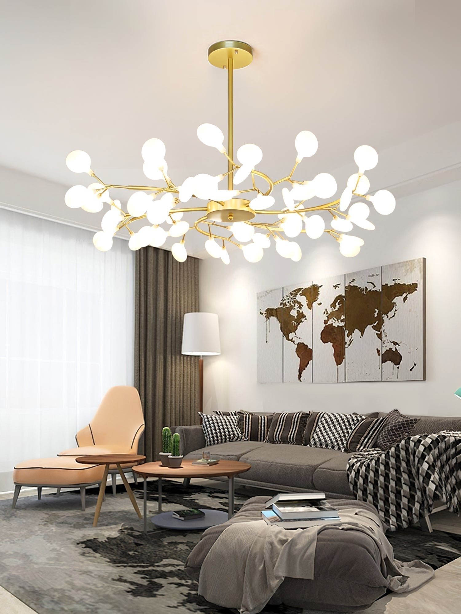 Led Firefly Sputnik Chandelier