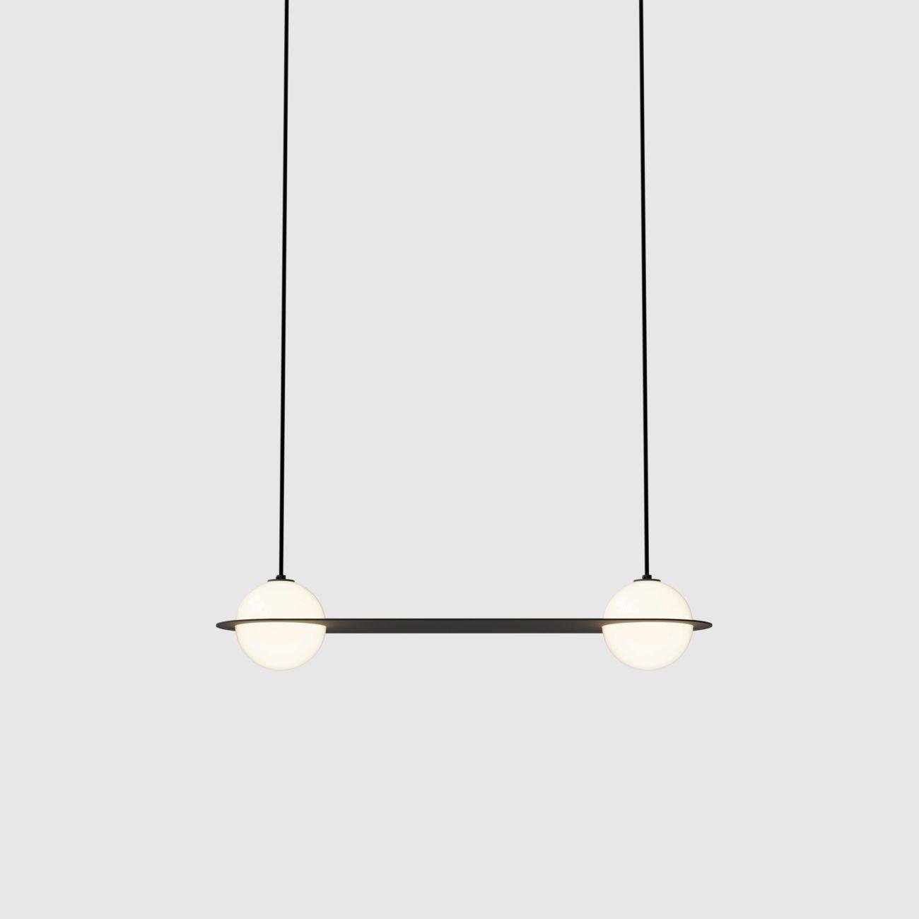 Black Glass Pendant Lamp